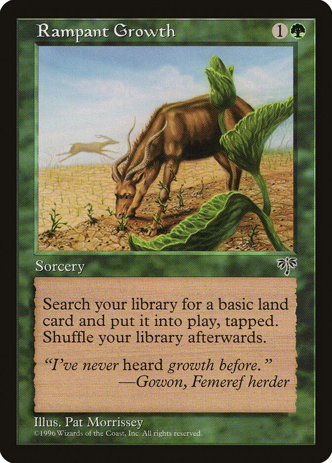 Magic: The Gathering - Rampant Growth - Mirage