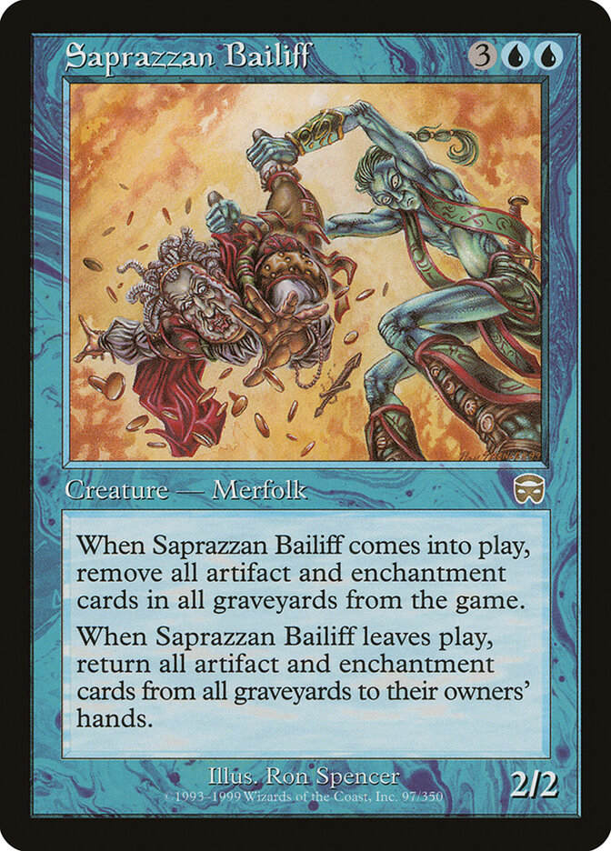 Magic: The Gathering - Saprazzan Bailiff - Mercadian Masques