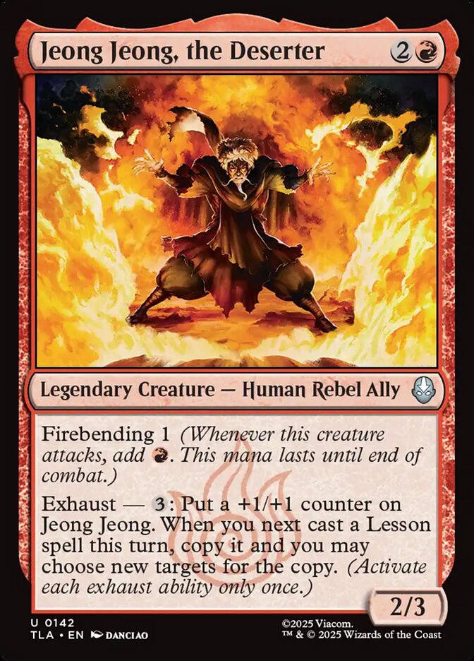 Magic: The Gathering - Jeong Jeong, the Deserter - Avatar: The Last Airbender