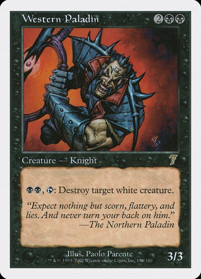 Magic: The Gathering - Western Paladin - Seventh Edition