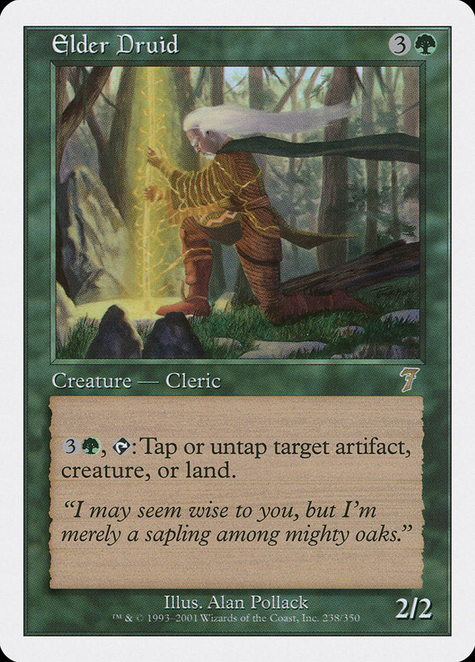 Magic: The Gathering - Elder Druid - Seventh Edition