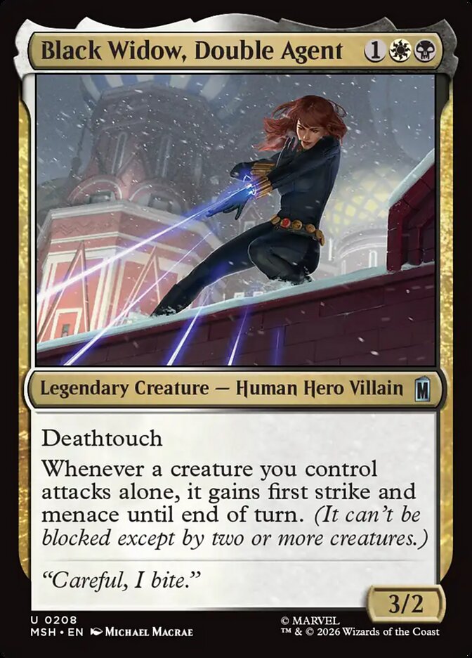 Magic: The Gathering - Black Widow, Double Agent - Marvel Super Heroes