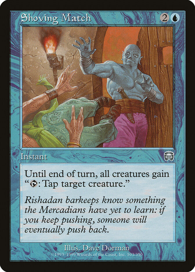 Magic: The Gathering - Shoving Match - Mercadian Masques