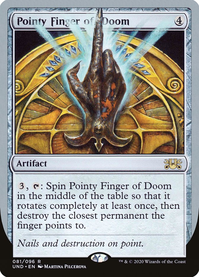 MTG - Pointy Finger of Doom - Unsanctioned (SOS)