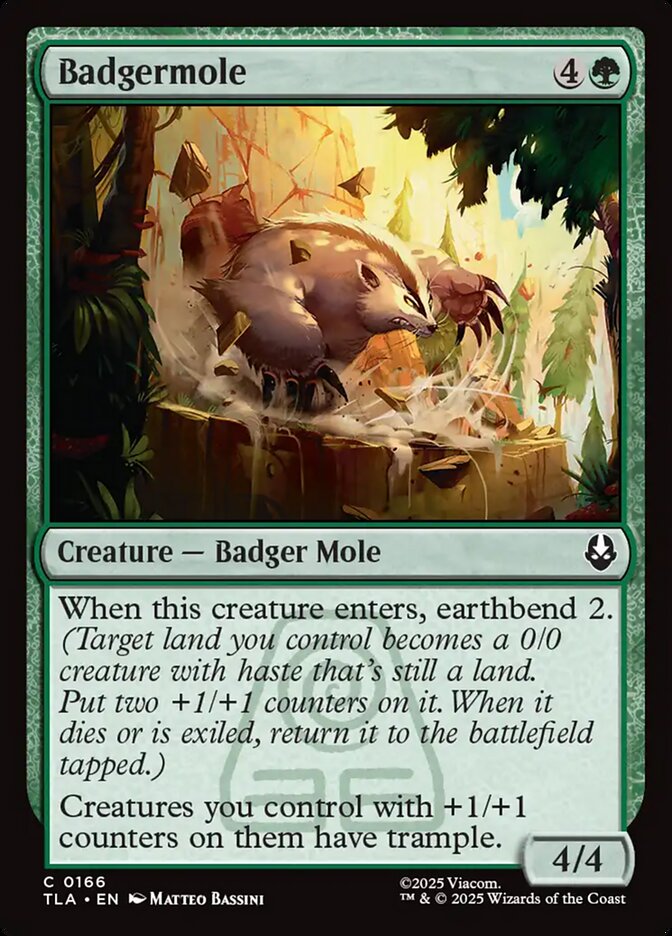 Magic: The Gathering - Badgermole - Avatar: The Last Airbender