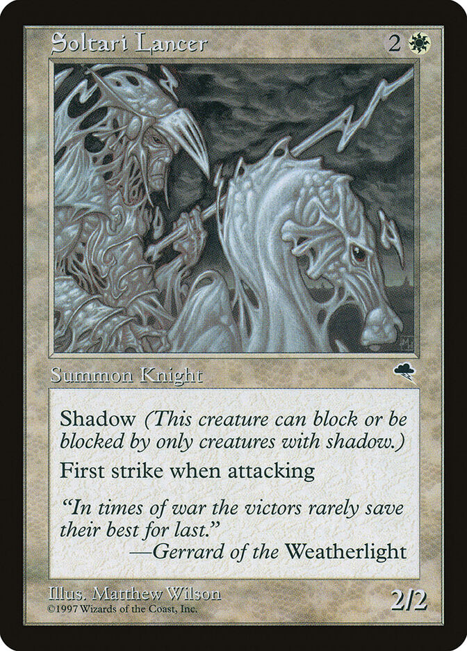 Magic: The Gathering - Soltari Lancer - Tempest