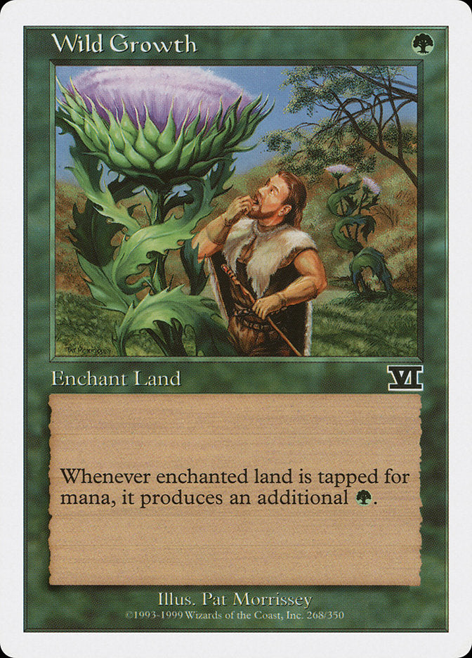Magic: The Gathering - Wild Growth - Sixth Edition