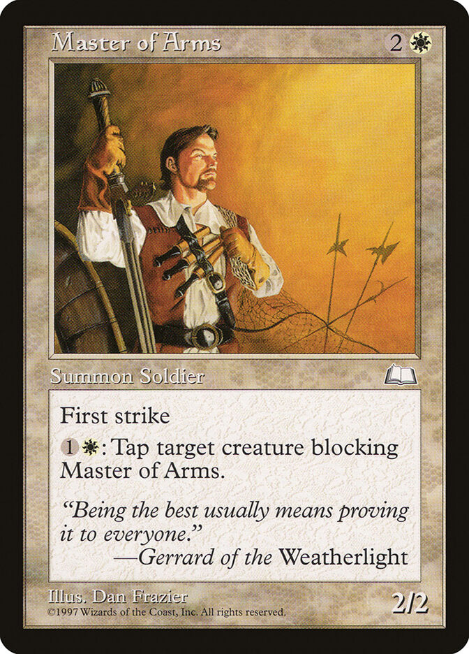 Magic: The Gathering - Master of Arms - Weatherlight