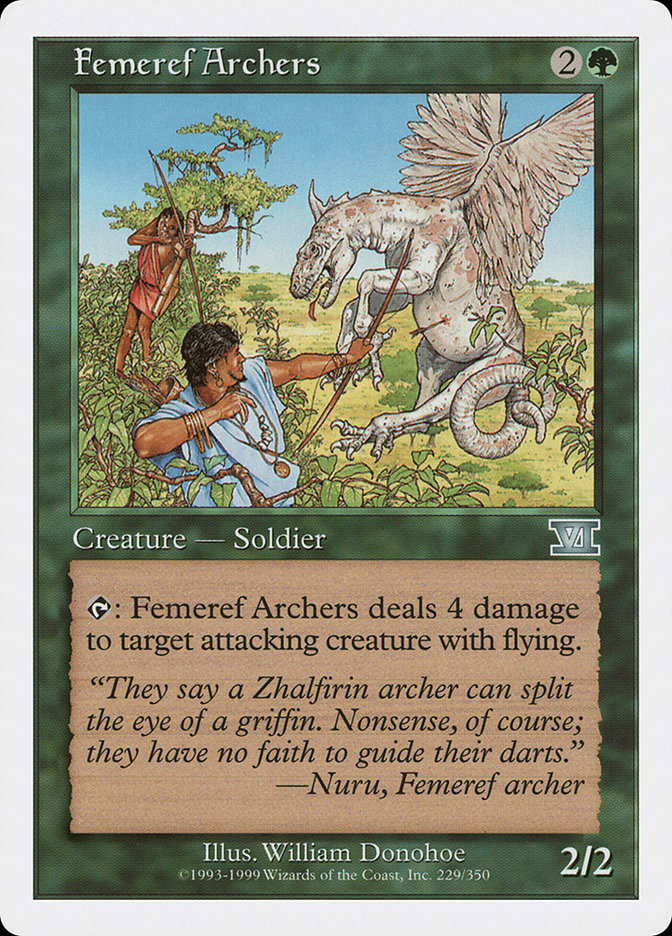 Magic: The Gathering - Femeref Archers - Sixth Edition