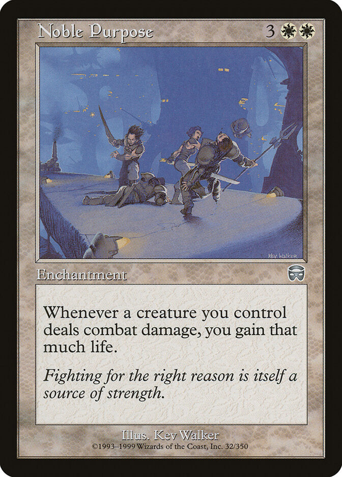 Magic: The Gathering - Noble Purpose - Mercadian Masques