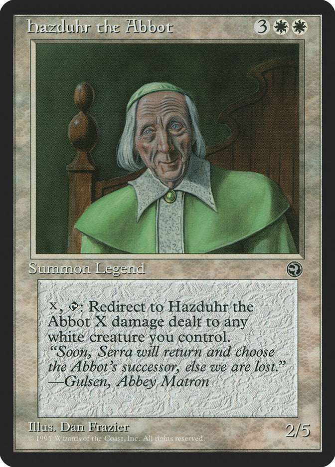 Magic: The Gathering - Hazduhr the Abbot - Homelands