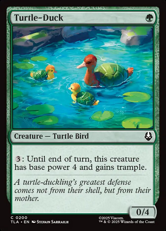 Magic: The Gathering - Turtle-Duck - Avatar: The Last Airbender
