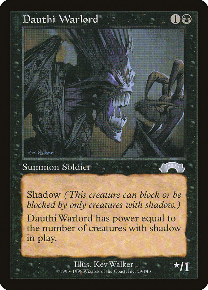 Magic: The Gathering - Dauthi Warlord - Exodus