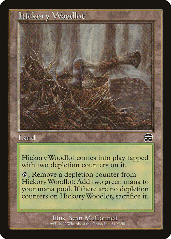 Magic: The Gathering - Hickory Woodlot - Mercadian Masques