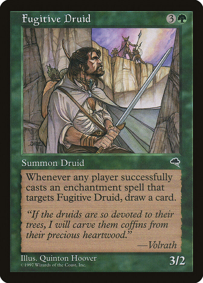 Magic: The Gathering - Fugitive Druid - Tempest
