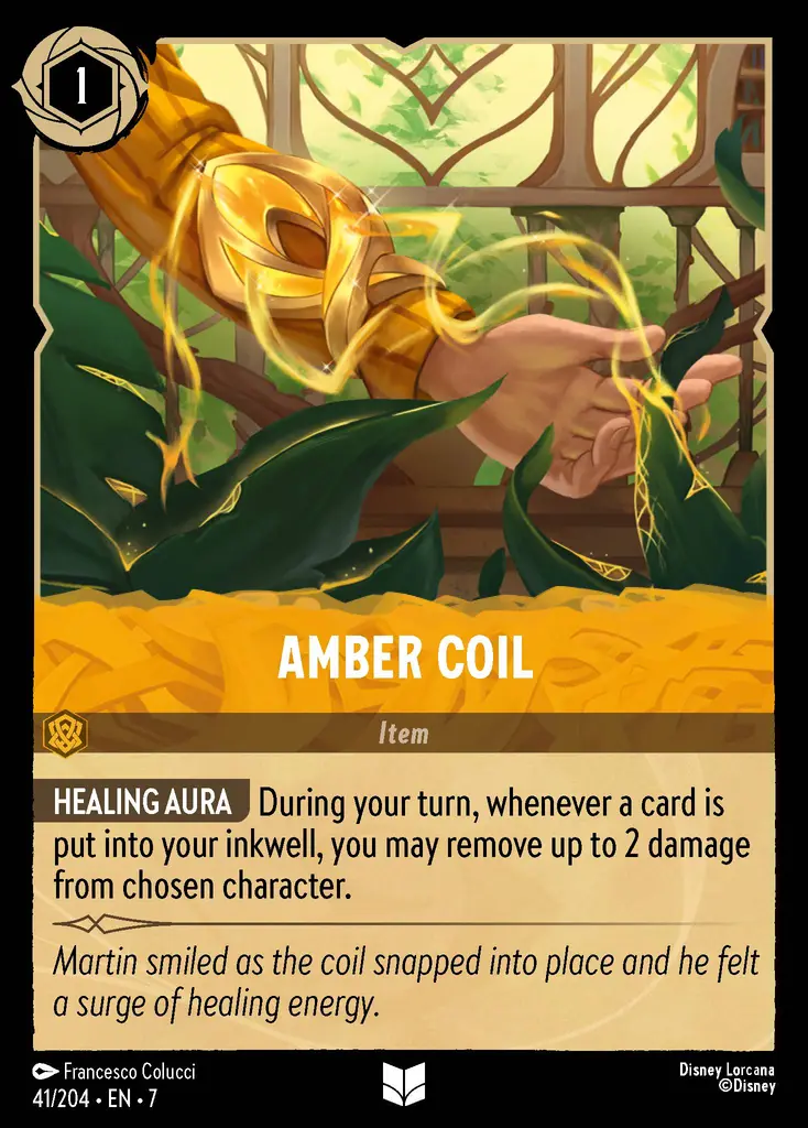 Lorcana - Amber Coil - Archazia's Island