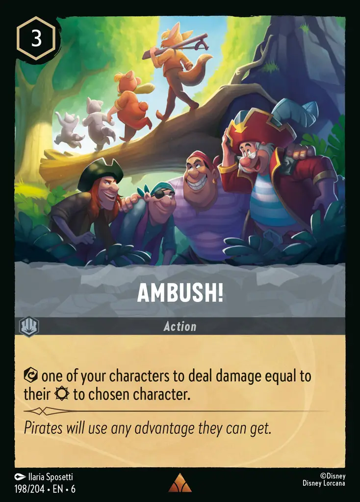 Lorcana - Ambush! - Azurite Sea
