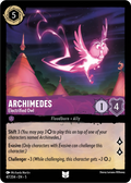 Lorcana - Archimedes - Electrified Owl - Shimmering Skies