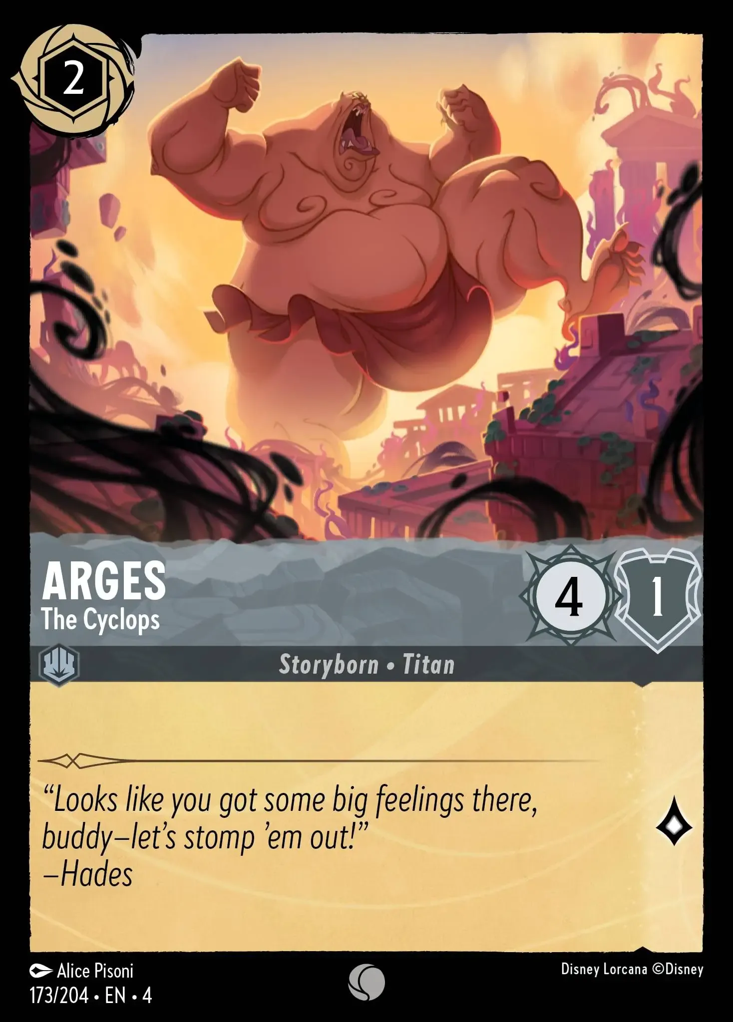 Lorcana - Arges - The Cyclops - Ursula's Return