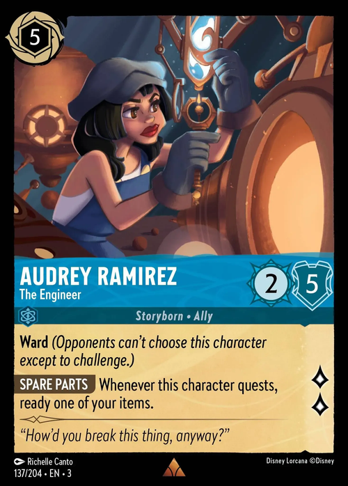 Lorcana - Audrey Ramirez - The Engineer - Into the Inklands