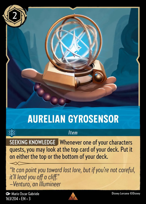 Lorcana - Aurelian Gyrosensor - Into the Inklands