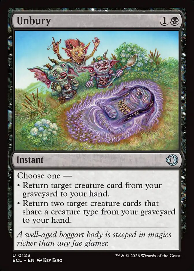MTG - Unbury - Lorwyn Eclipsed (SOS)