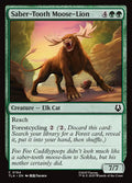 Magic: The Gathering - Saber-Tooth Moose-Lion - Avatar: The Last Airbender