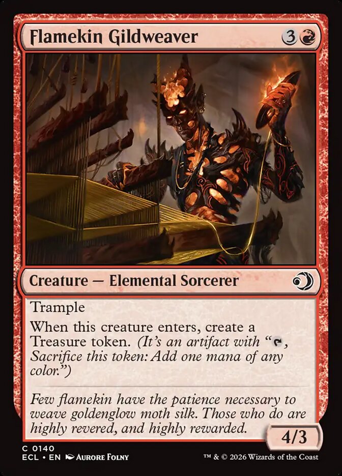 MTG - Flamekin Gildweaver - Lorwyn Eclipsed (SOS)