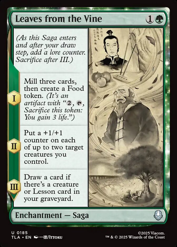 Magic: The Gathering - Leaves from the Vine - Avatar: The Last Airbender