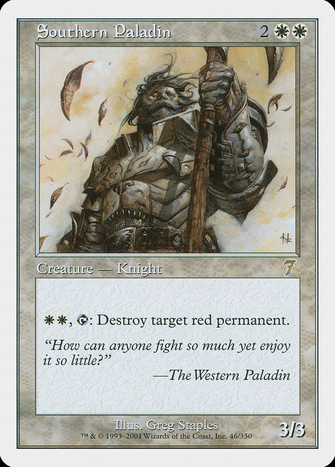 Magic: The Gathering - Southern Paladin - Seventh Edition