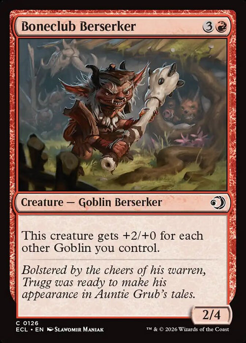 MTG - Boneclub Berserker - Lorwyn Eclipsed (SOS)
