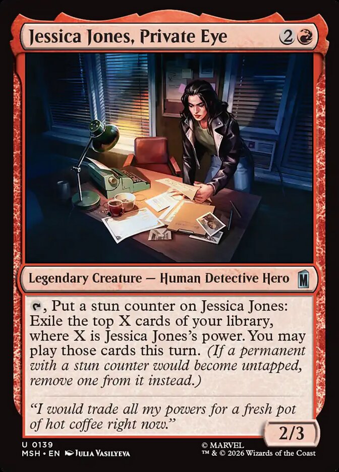Magic: The Gathering - Jessica Jones, Private Eye - Marvel Super Heroes
