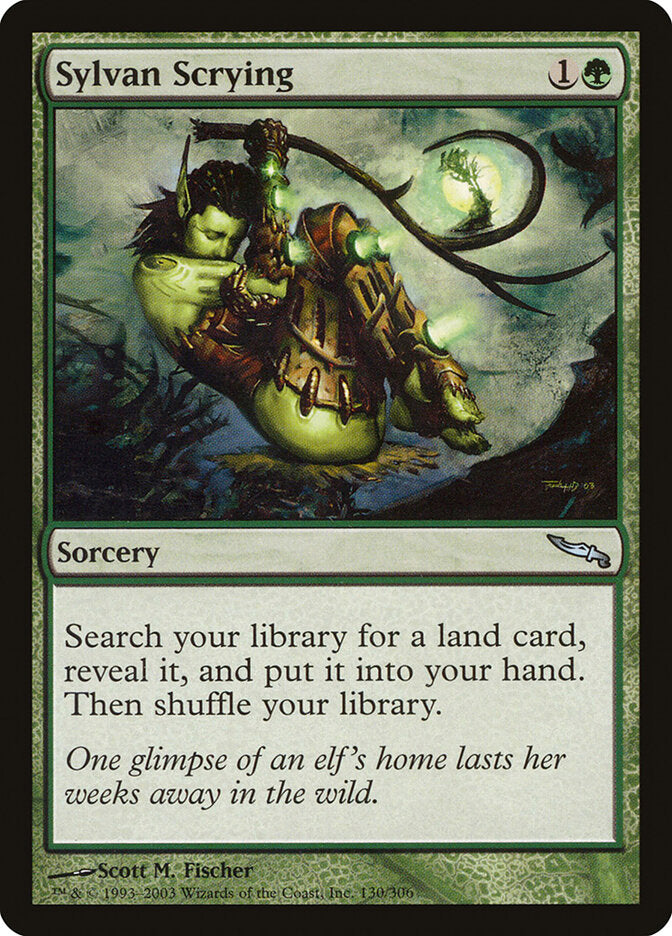 Magic: The Gathering - Sylvan Scrying - Mirrodin