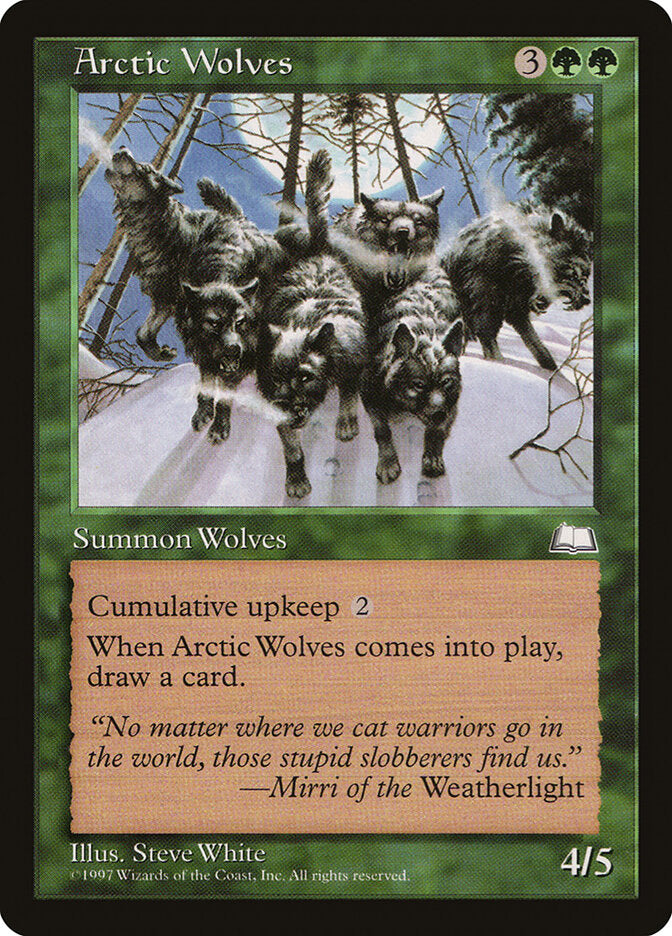 Magic: The Gathering - Arctic Wolves - Weatherlight