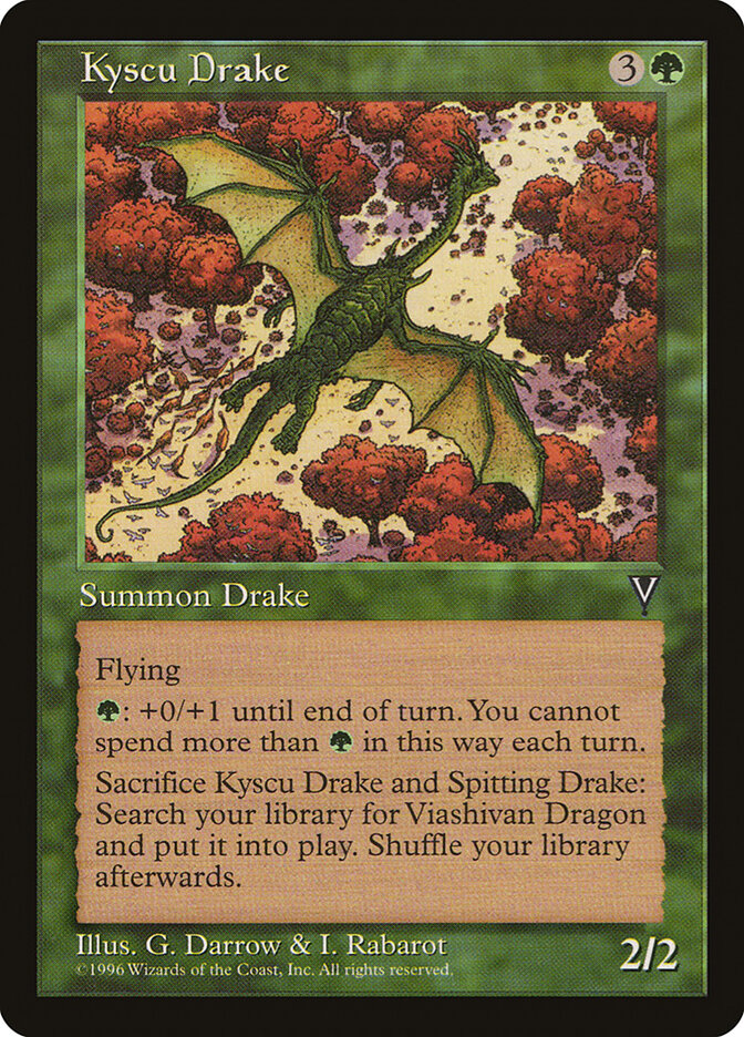 Magic: The Gathering - Kyscu Drake - Visions