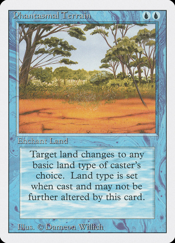 Magic: The Gathering - Phantasmal Terrain - Revised