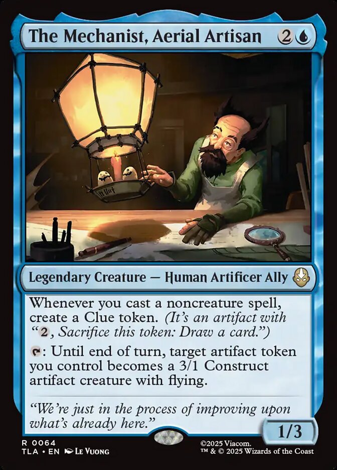 Magic: The Gathering - The Mechanist, Aerial Artisan - Avatar: The Last Airbender