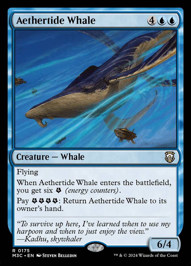 Magic: The Gathering - Aethertide Whale - Modern Horizons 3 Commander