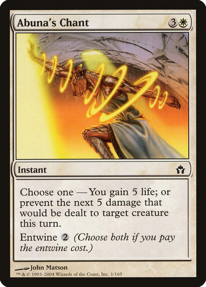 Magic: The Gathering - Abuna's Chant - 5th Dawn