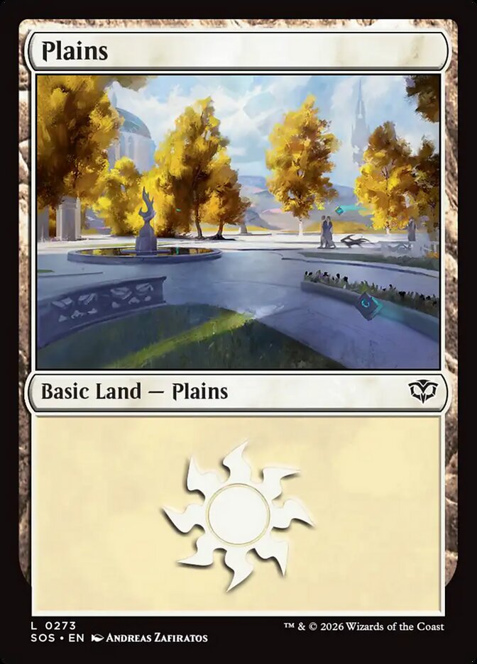 MTG - Plains - Secrets of Strixhaven (SOS)