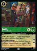 Lorcana - Basil - Disguised Detective - Azurite Sea