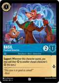 Lorcana - Basil - Practiced Detective - Shimmering Skies