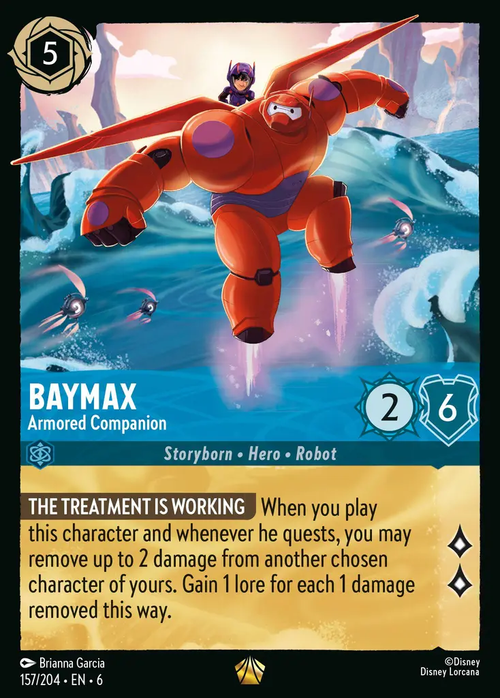 Lorcana - Baymax - Armored Companion - Azurite Sea