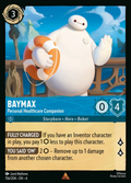 Lorcana - Baymax - Personal Healthcare Companion - Azurite Sea