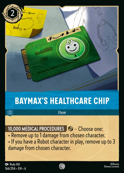 Lorcana - Baymax's Healthcare Chip - Azurite Sea