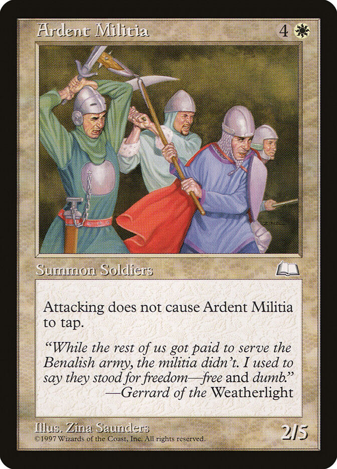 Magic: The Gathering - Ardent Militia - Weatherlight