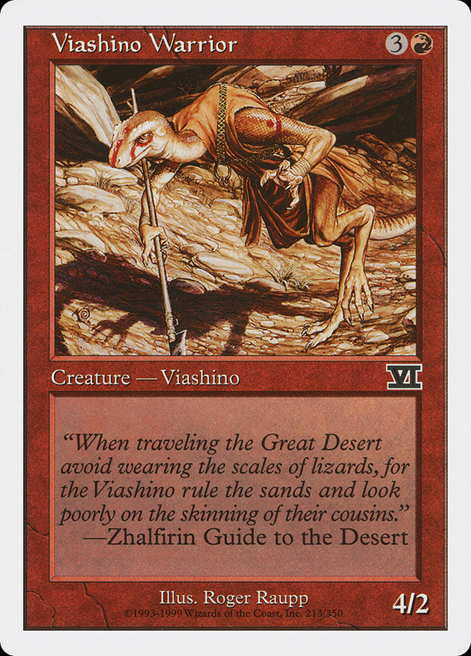Magic: The Gathering - Viashino Warrior - Sixth Edition