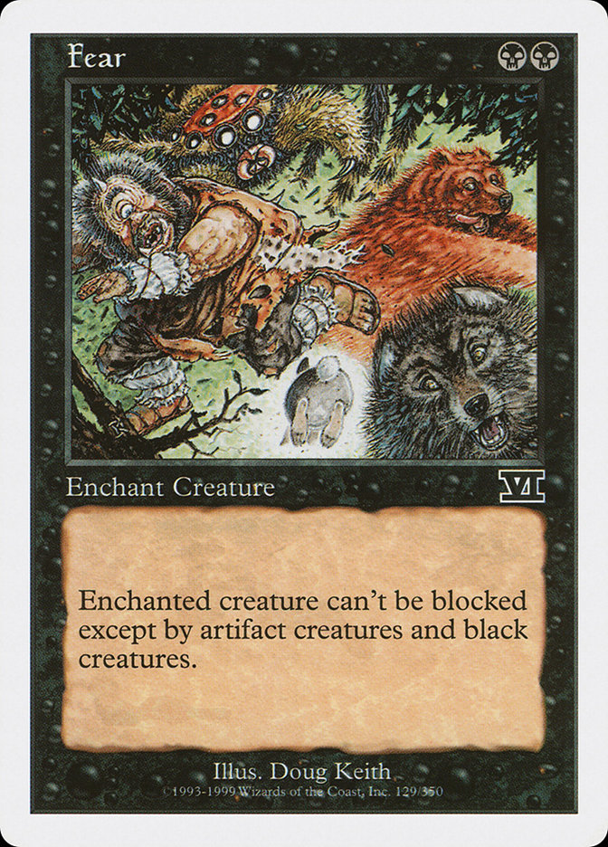 Magic: The Gathering - Fear - Sixth Edition