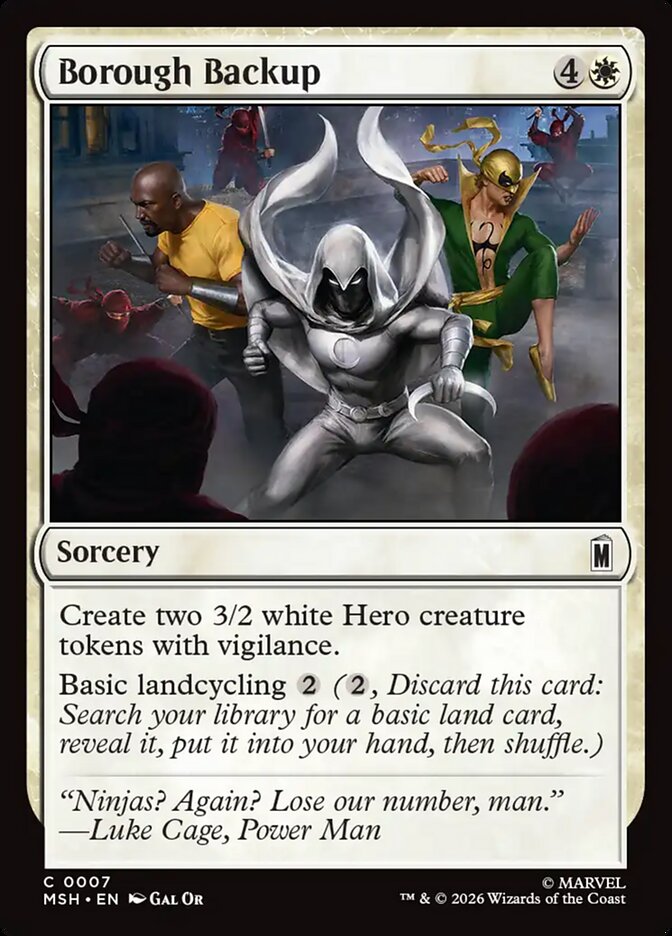 Magic: The Gathering - Borough Backup - Marvel Super Heroes