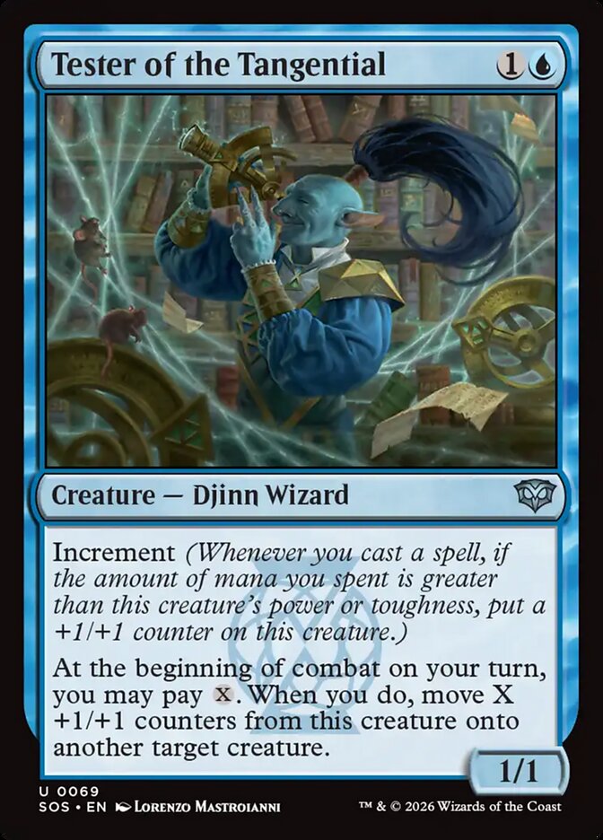 MTG - Tester of the Tangential - Secrets of Strixhaven (SOS)